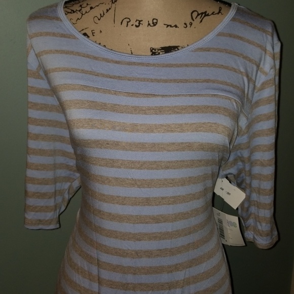 New LulaRoe Stripe Julie Plus Size Dress Size 3X - Picture 2 of 8